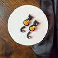 Pumpking Cat Dangles (OOAK)