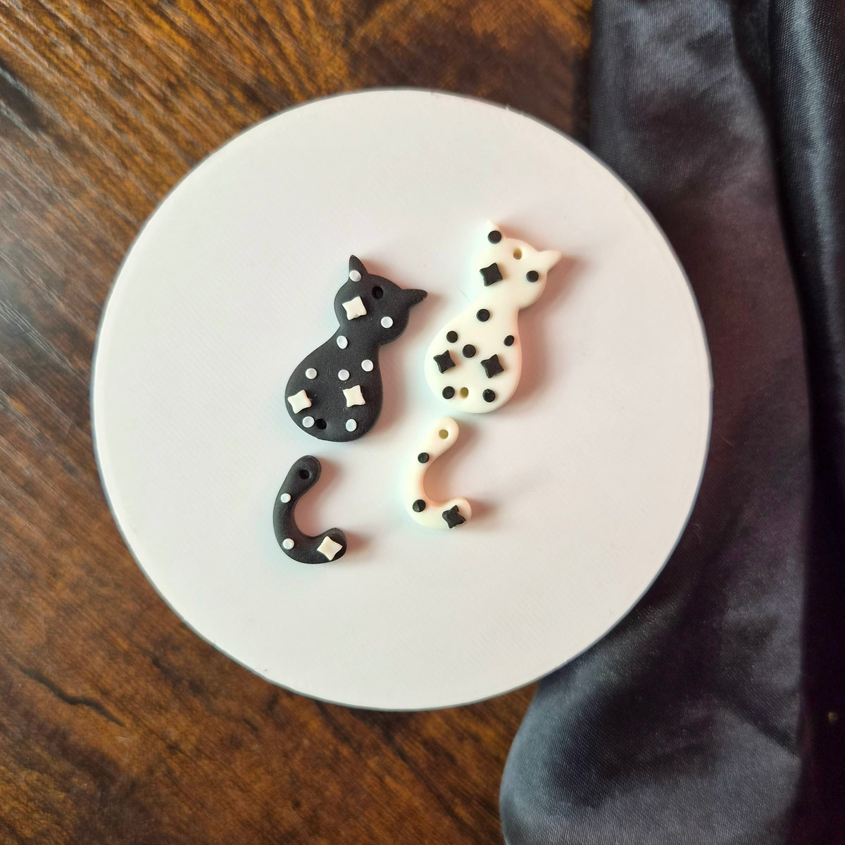 Mismatched Cat Dangles(OOAK)
