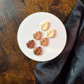Neutrals Leaf Trio (OOAK)