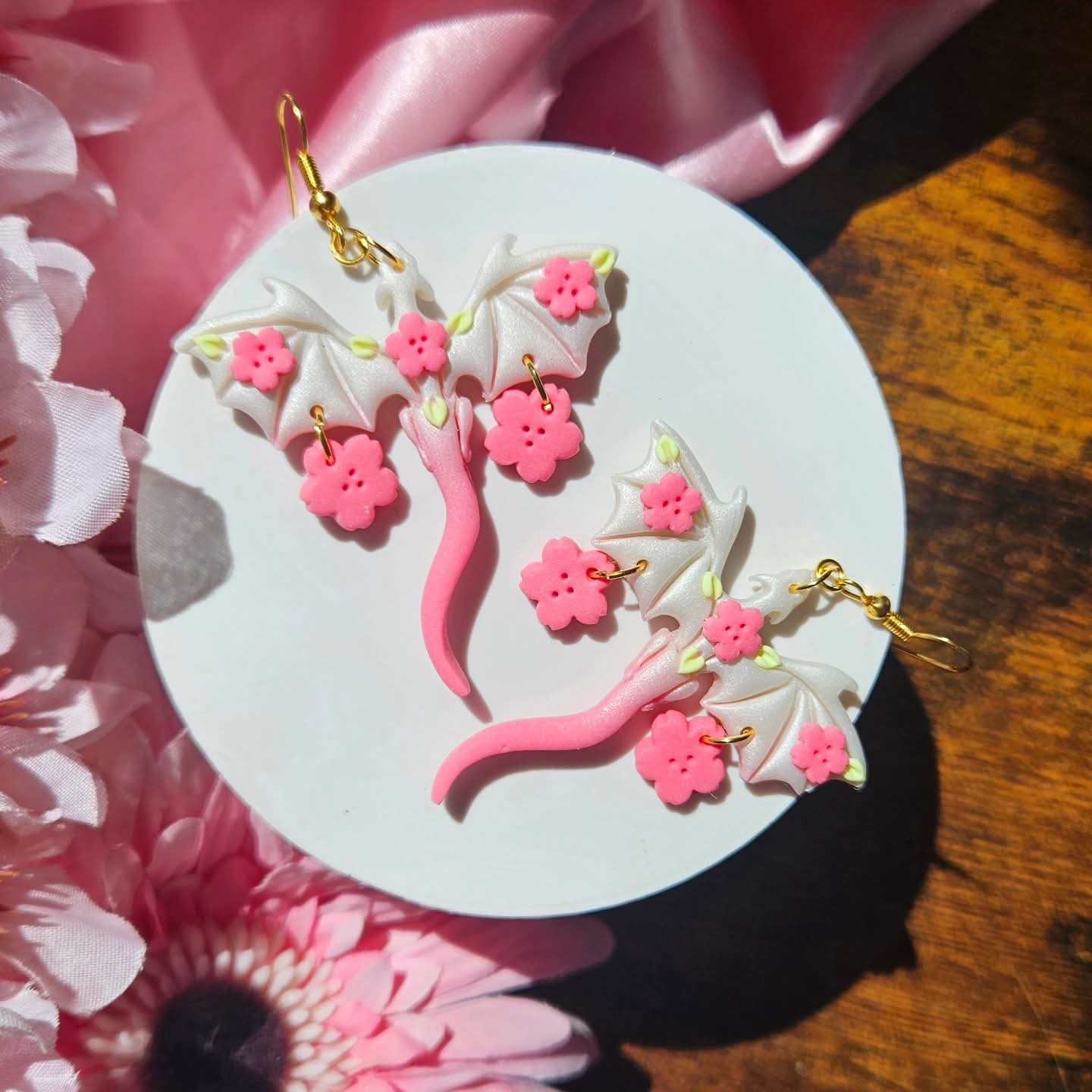 Pink Blossom Dragons