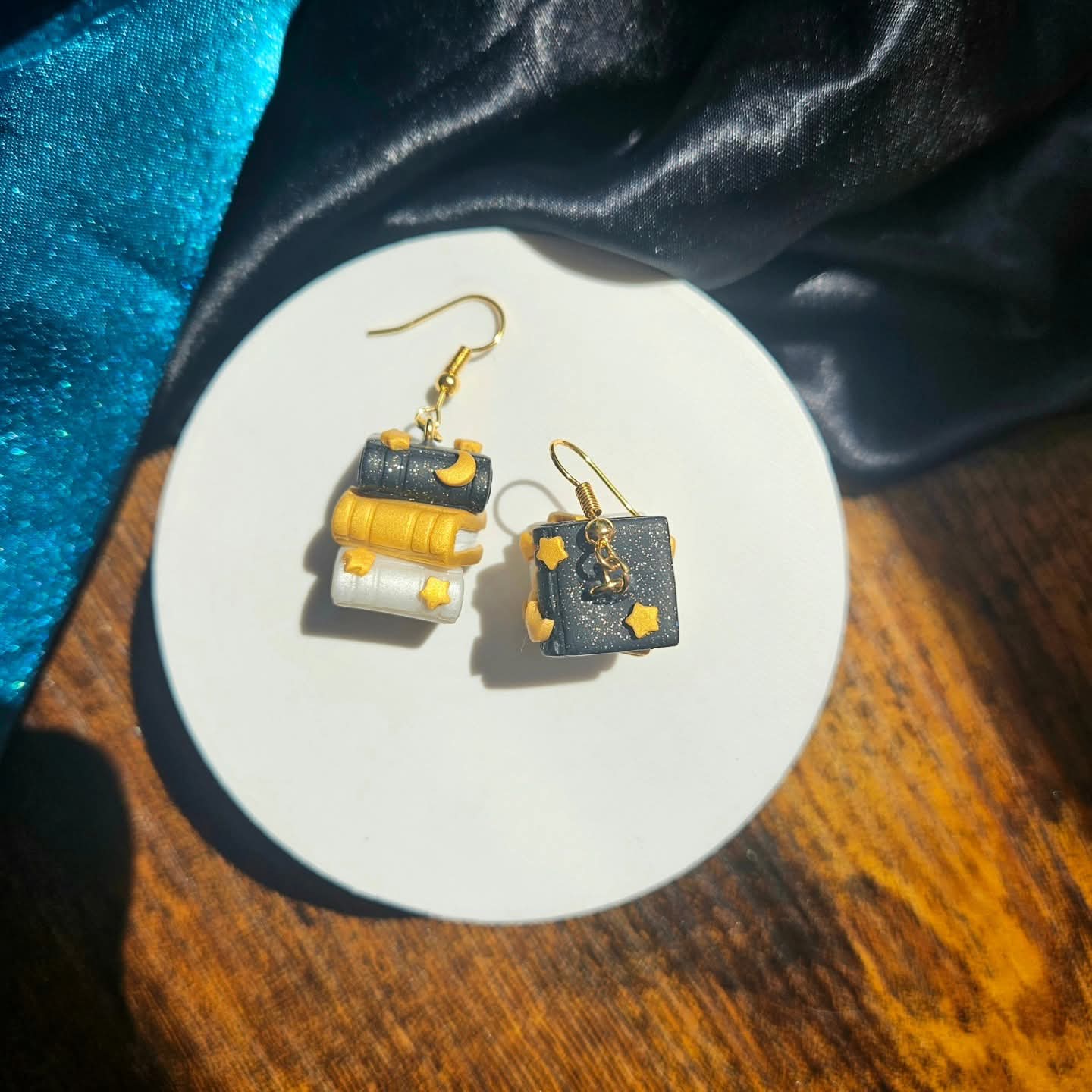 Fallen Star Book Stack Earrings
