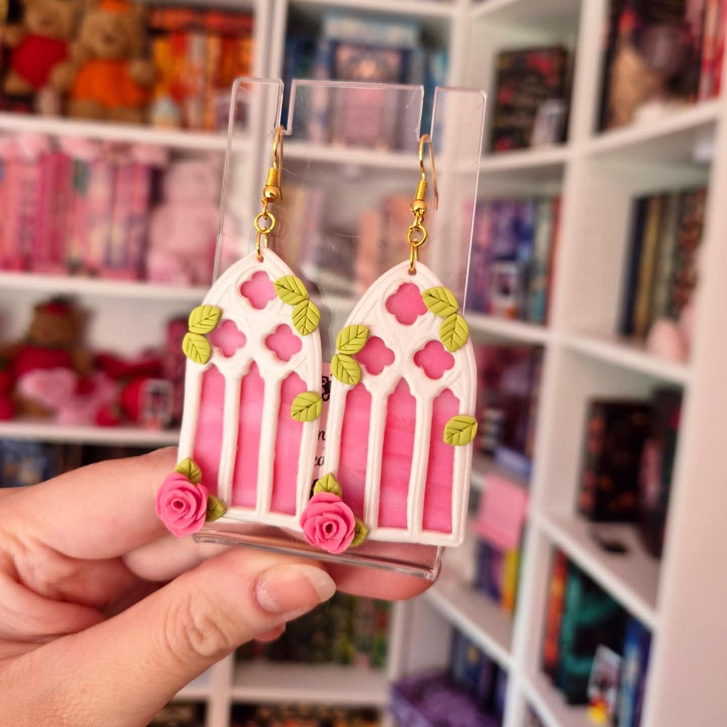 Pink Rose Windows