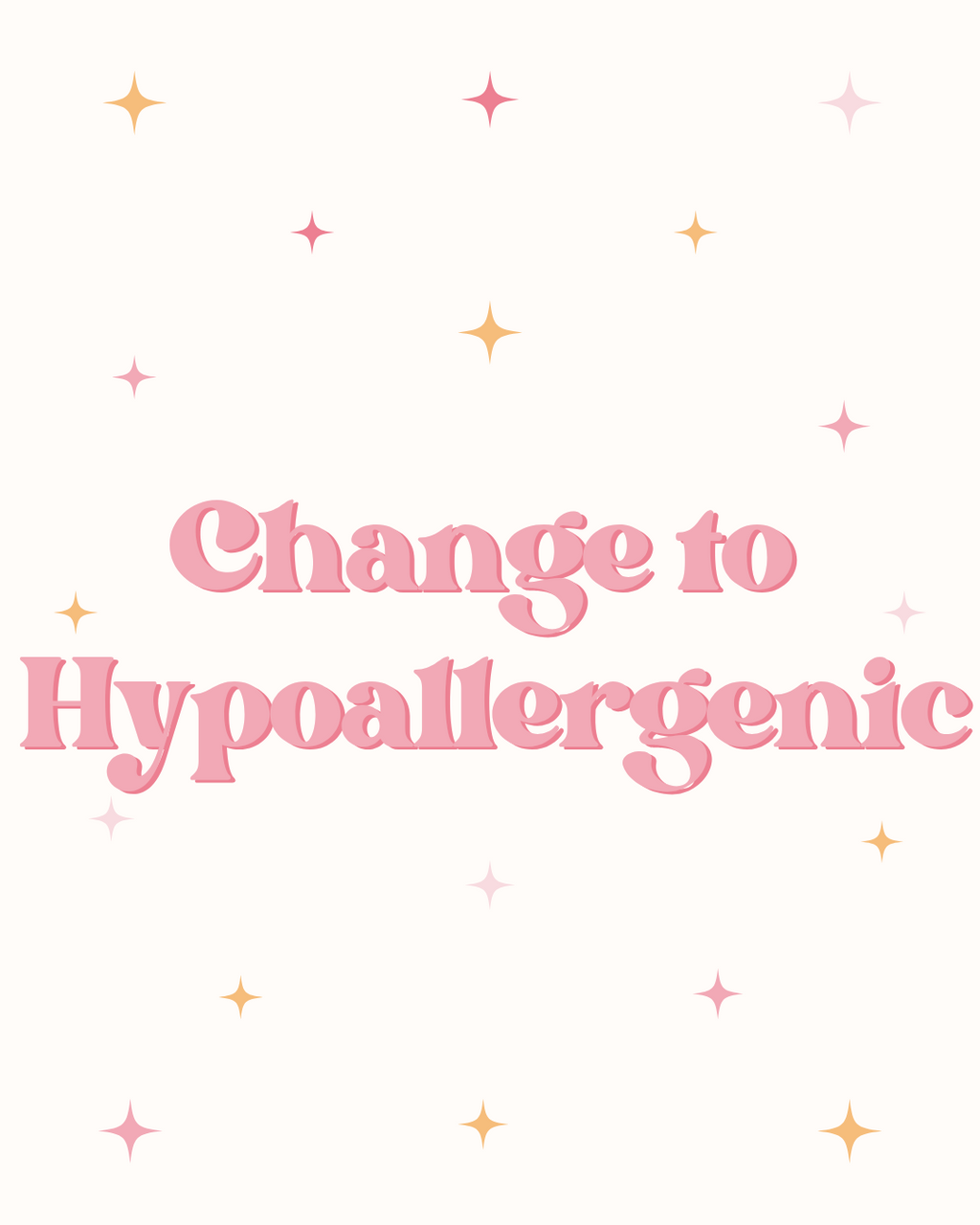 X HYPOALLERGENIC