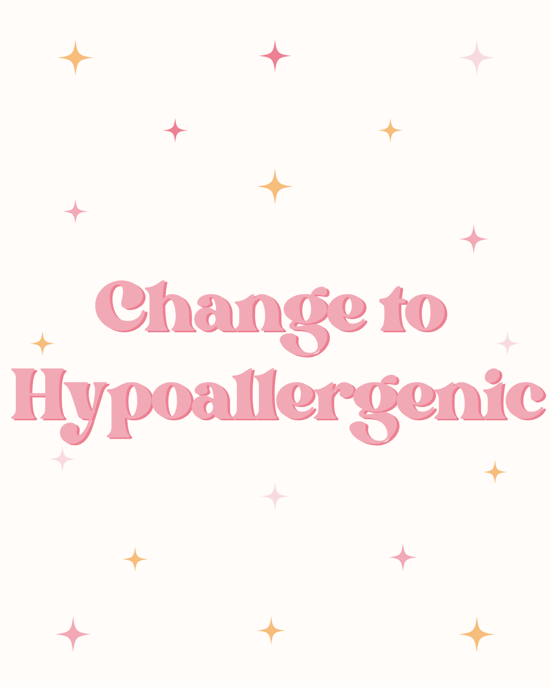 X HYPOALLERGENIC