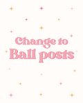 X Ball posts
