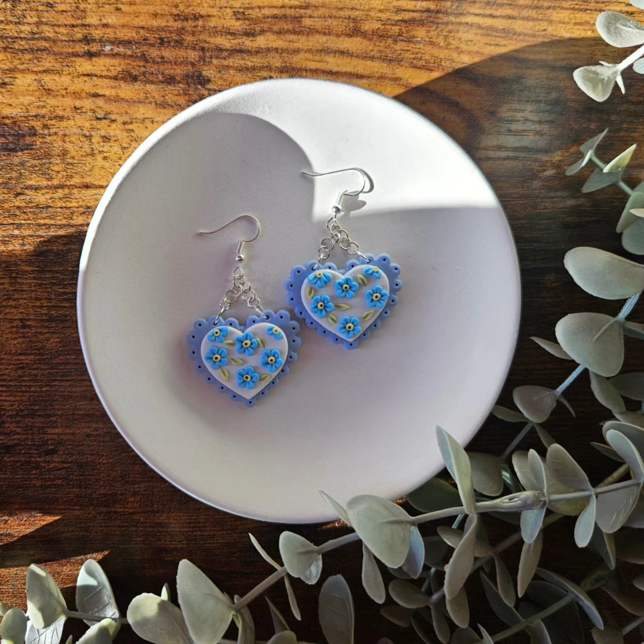 Forget me not Lace hearts