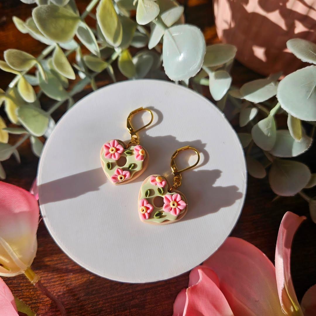 Lil Matcha Blossom Donuts