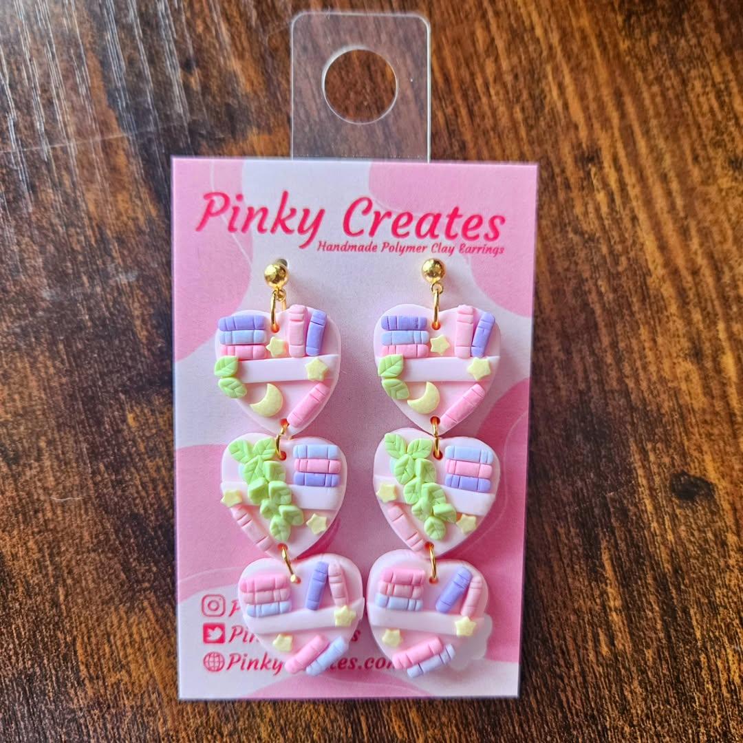 Princess Book Shelf Heart Trio