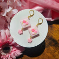 Sparkly Pink Blossom Book Dangles