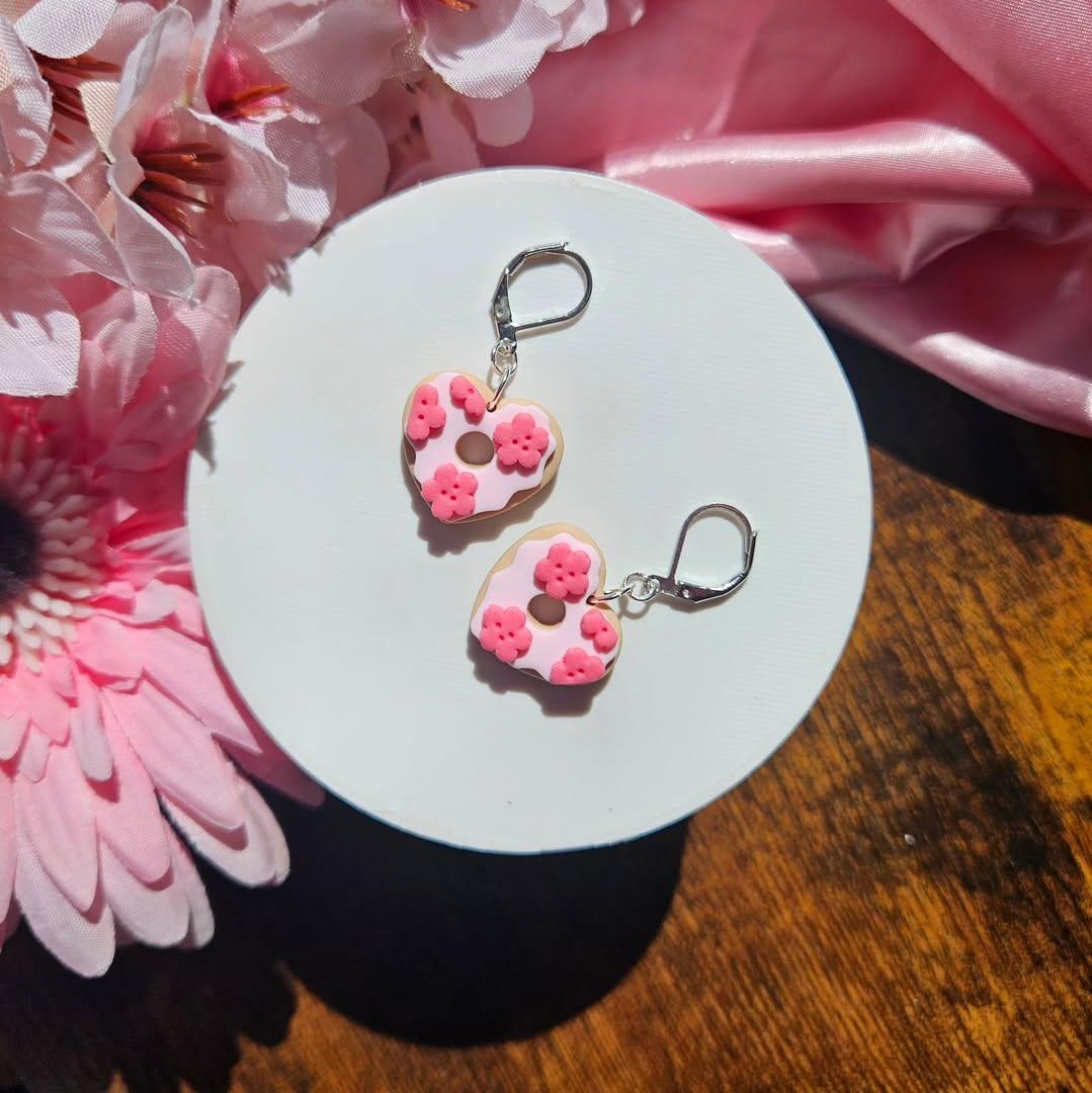 Lil Pink Blossom Donuts
