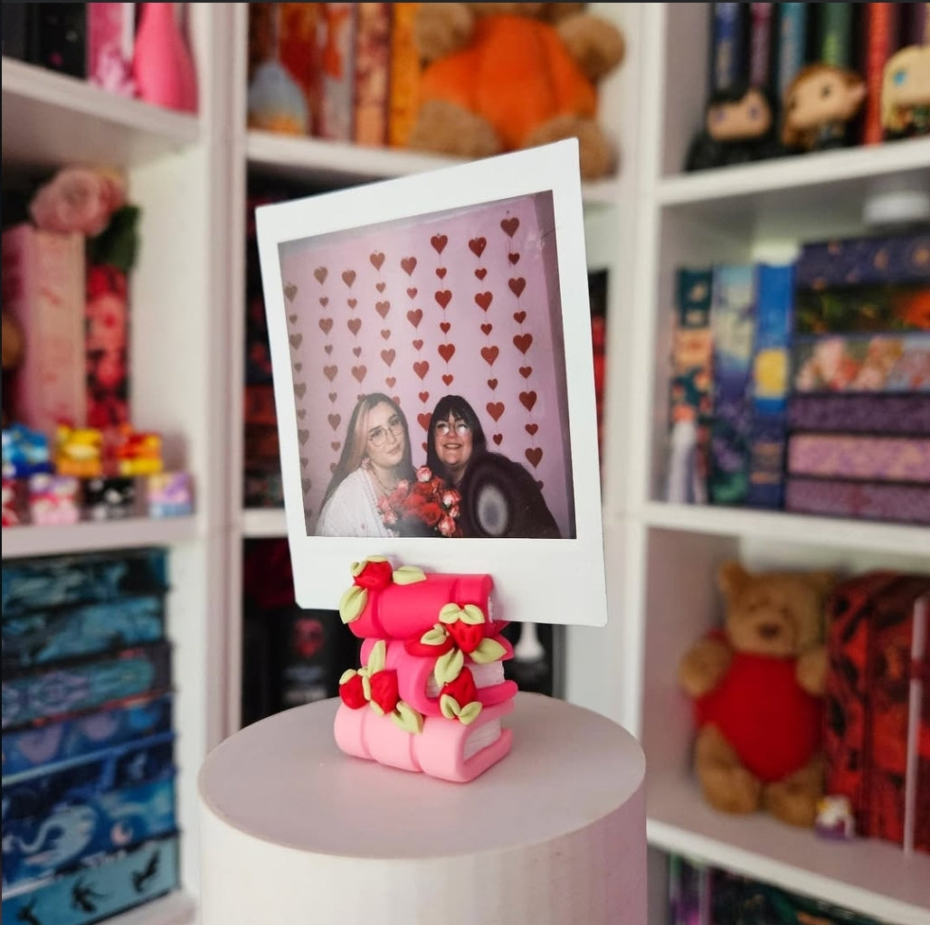 Strawberry Dream -Book stack/Photo Holder
